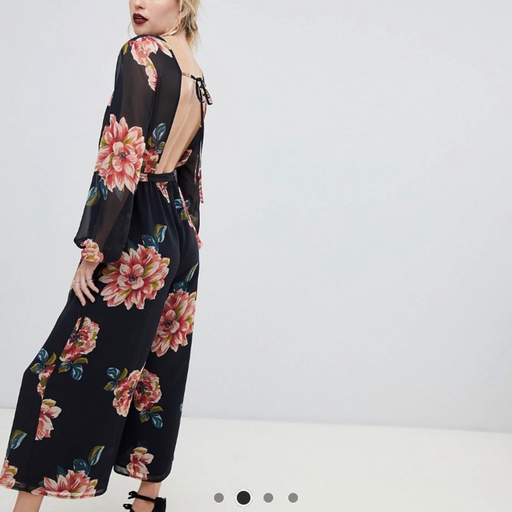 floral jumpsuit